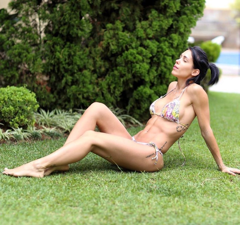 Bella Falconi before training