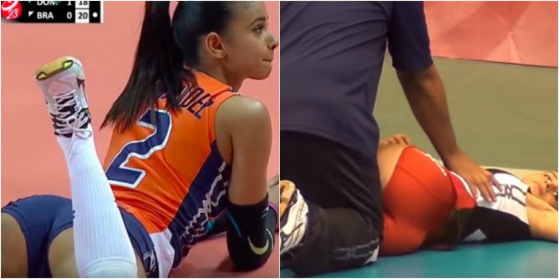 21-year-old Dominican volleyball player Winifer Fernandez
