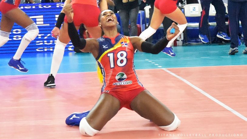 Female volleyball butt