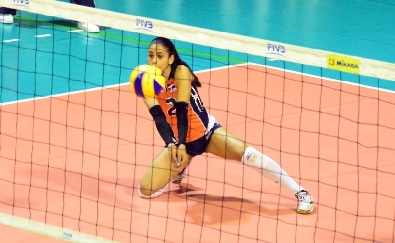 Dominican volleyball player Vinifer Fernandez