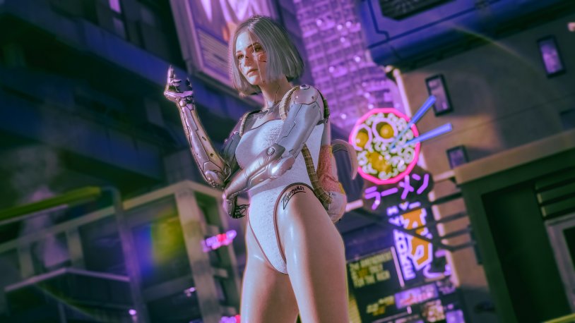 Nikki Rhodes with glasses on the street