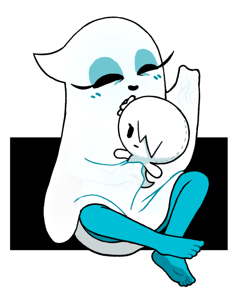 Beautiful girls in white T -shirts