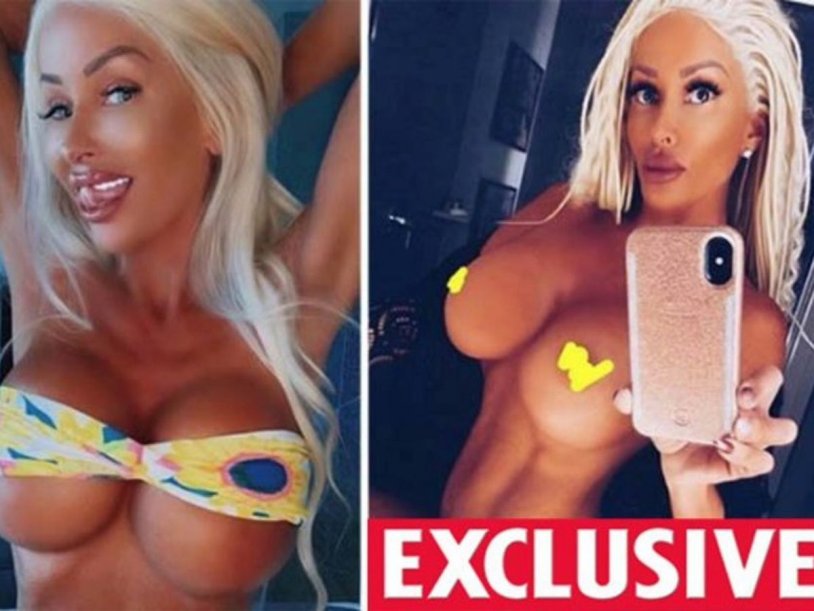 Luxurious naked blonde