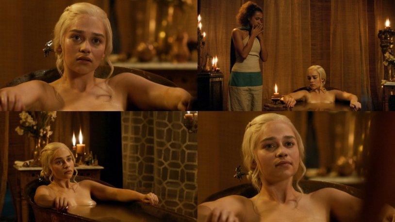 Emilia Clark Naked chest