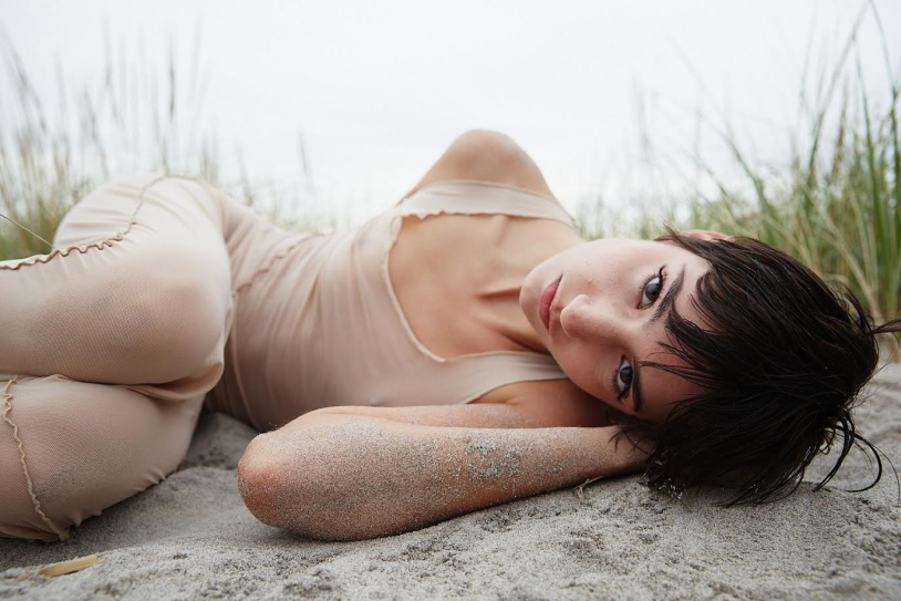 Emily Bloom in a bikini