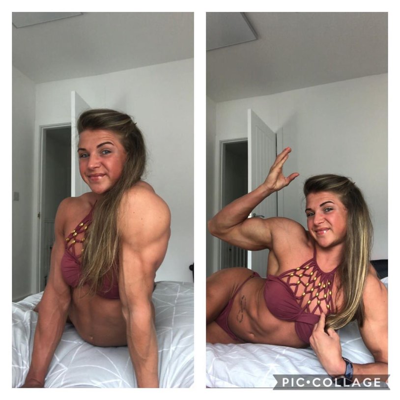 Emily Brand Flexing