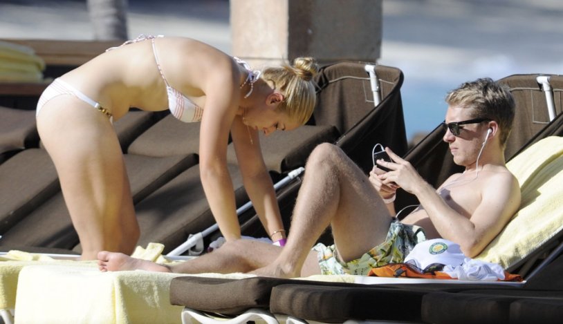 Sabina Pandus in a swimsuit