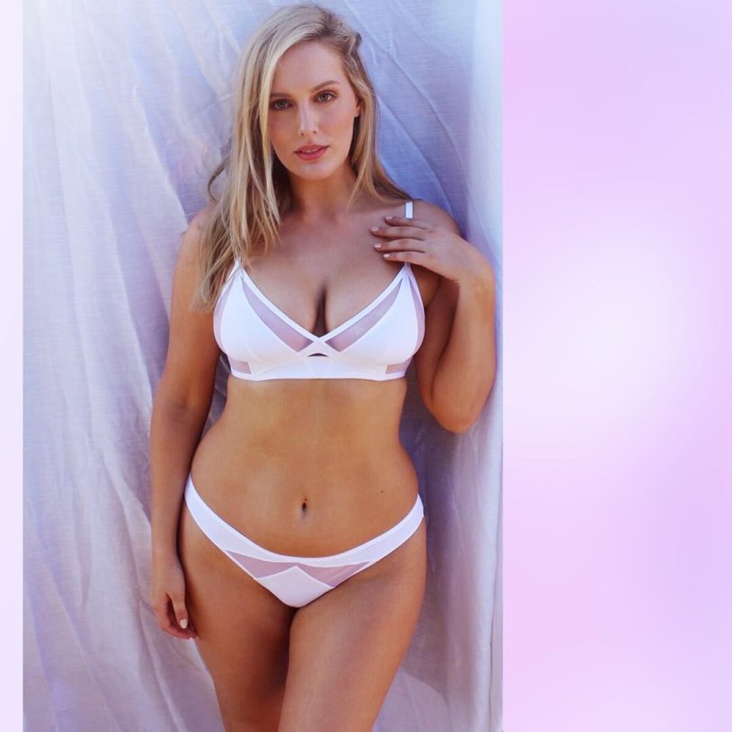 Hunter King in a swimsuit