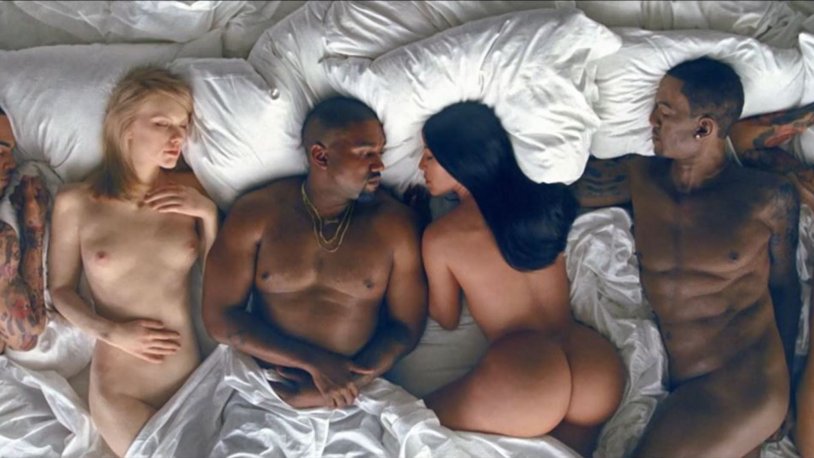 Kanye West photo naked celebrities