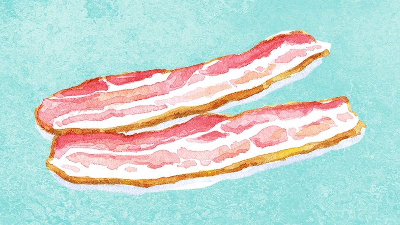 Strawberry with cream in bed