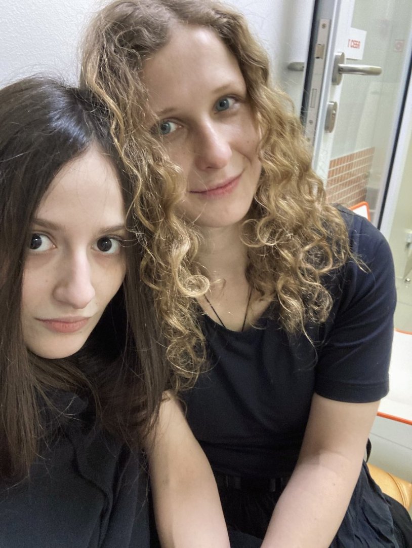 Maria Alekhina and Nadezhda Tolokonnikova