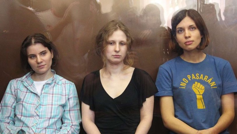 Maria Alekhina and Nadezhda Tolokonnikova