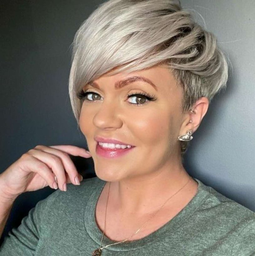 Stylish short haircut