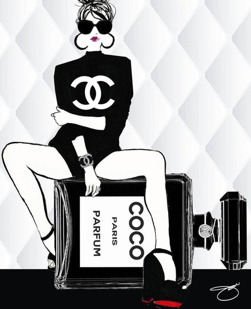 Chanel style poster