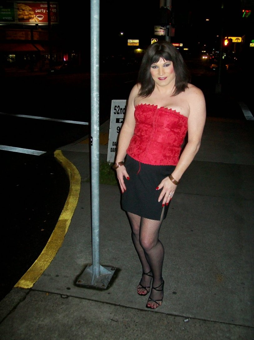 Beautiful crossdressers selfie