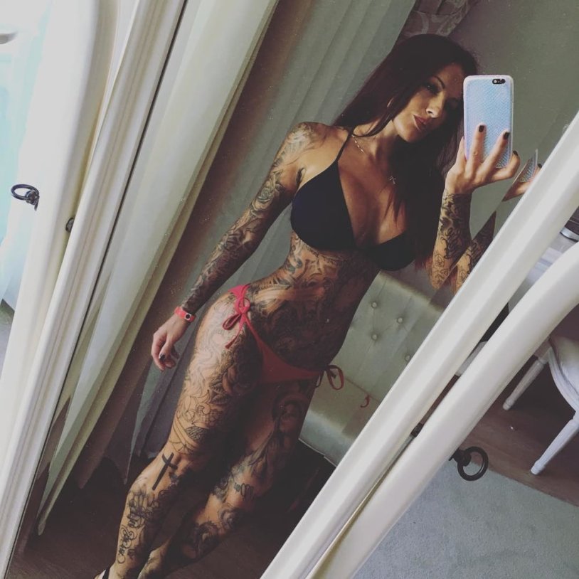 Julia Jasmine Tattoo hot photo