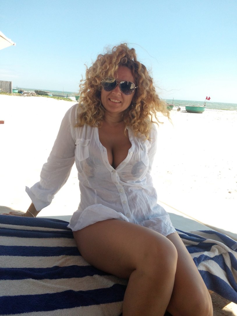 Yana Mironenko in a swimsuit