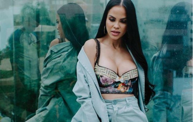 NATTI NATASHA in a swimsuit