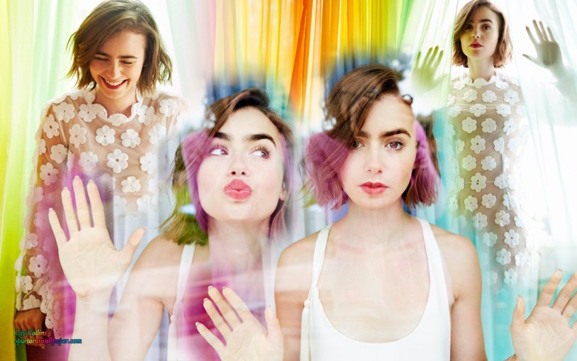 Lily Collins lit