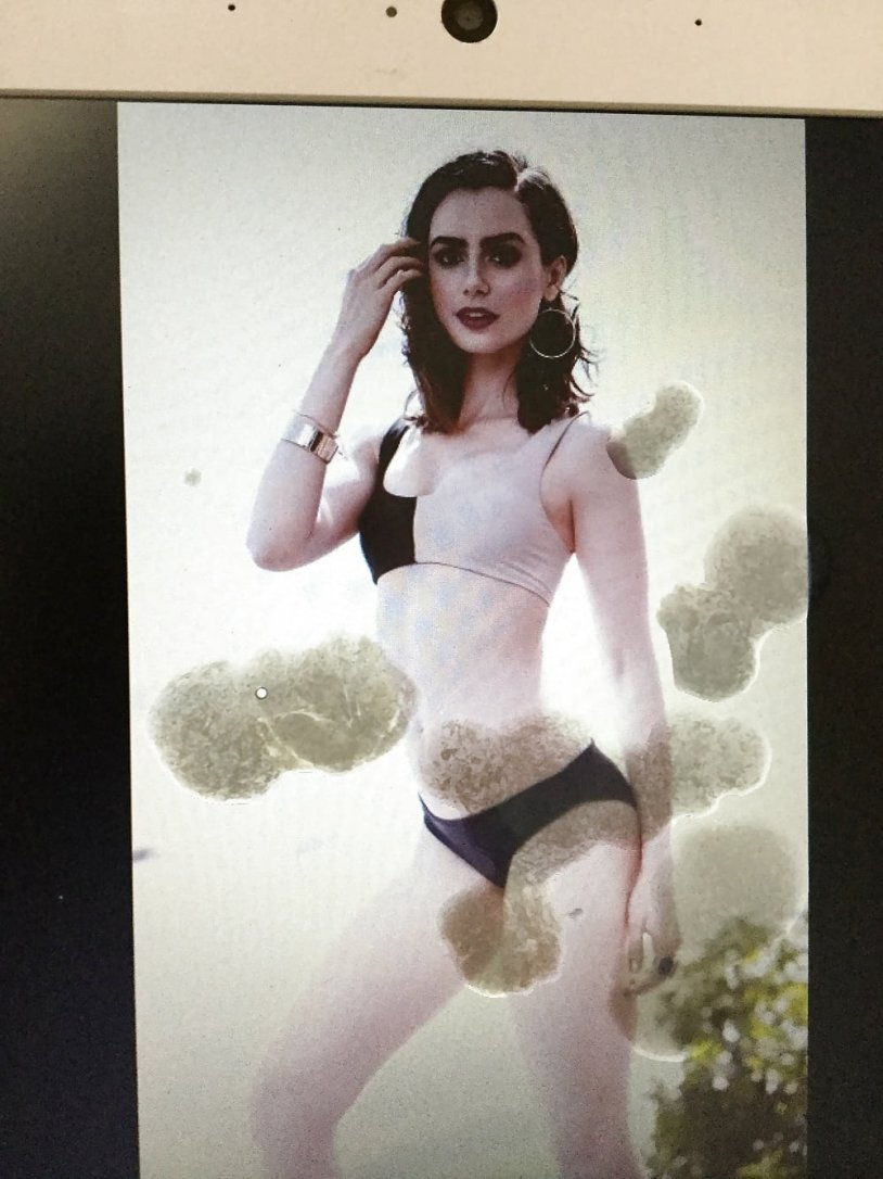 Lily Collins Naked in the Cinema