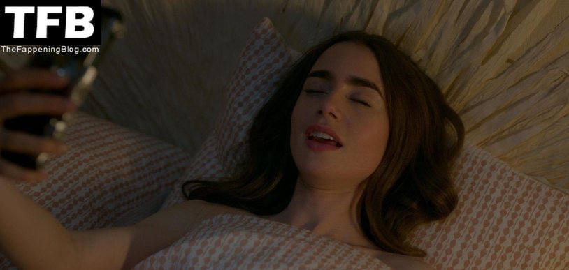Lily Collins Naked in the film
