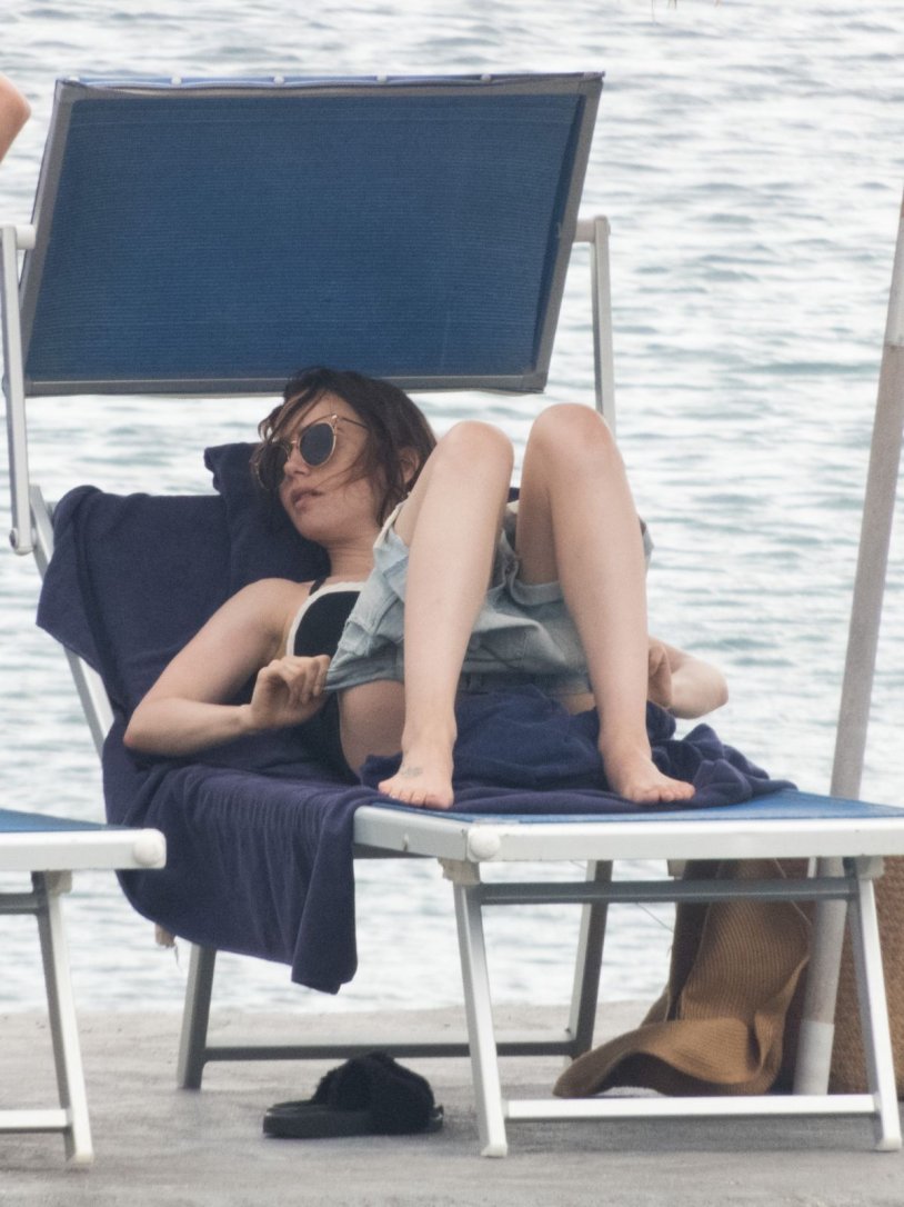 Lily Collins Overseas