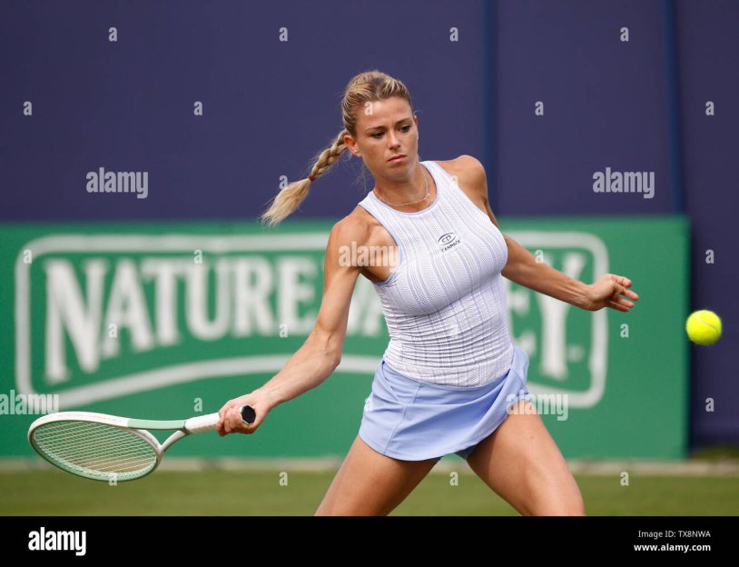 Camila Georgie in a dress