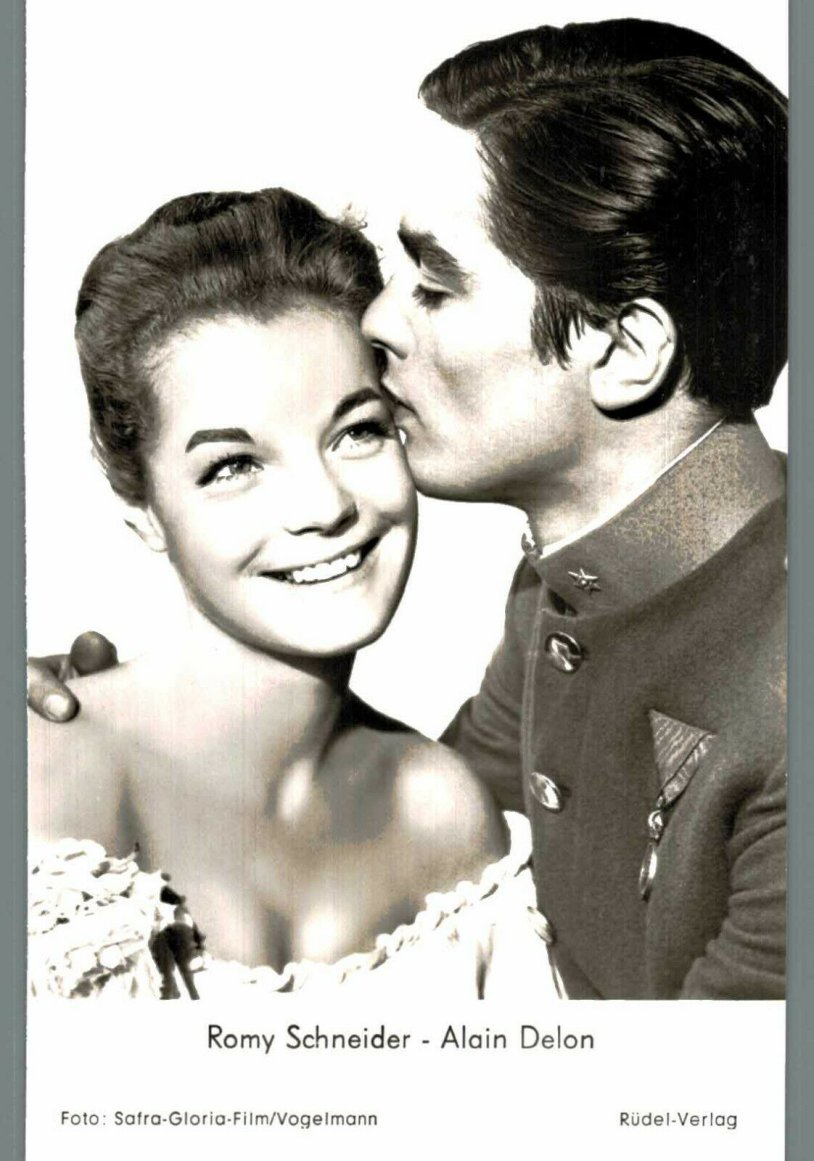 Alain Delon and Romi Schneider