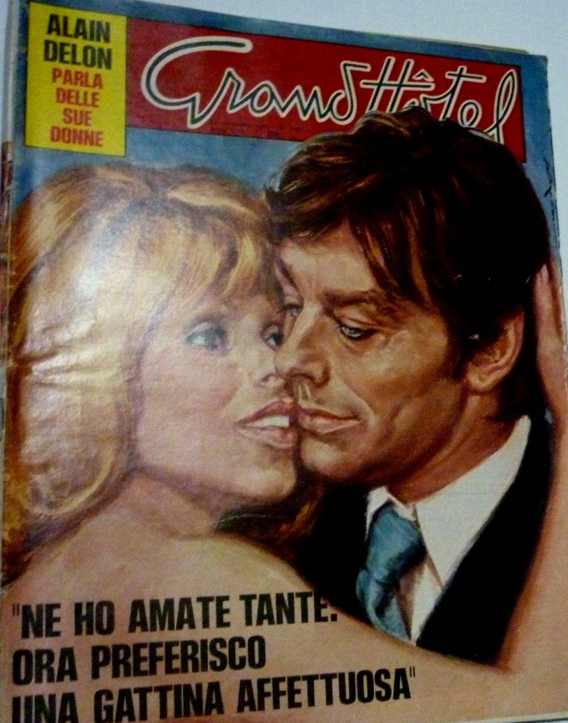 Estella Blen and Alain Delon