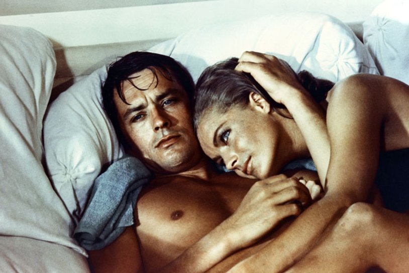 Alain Delon the first night of peace