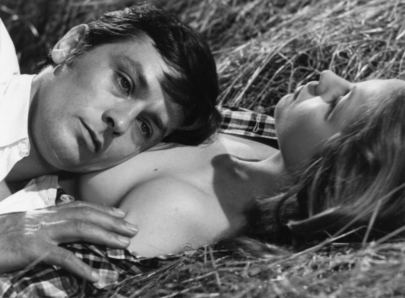 Bridget Bardo and Alain Delon
