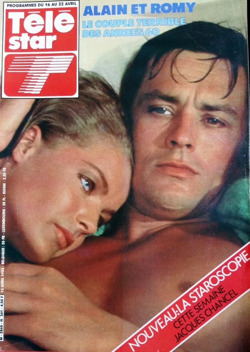Romi Schneider and Alain Delon Love Story
