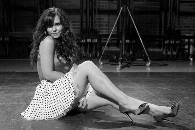 Saskia Bourmeister in a swimsuit