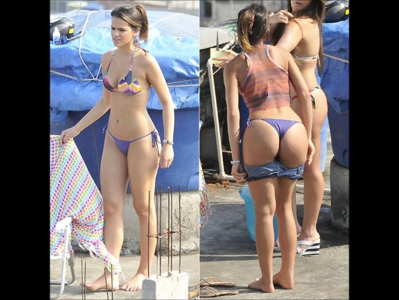 Bruna Markezini and Irina Shayk