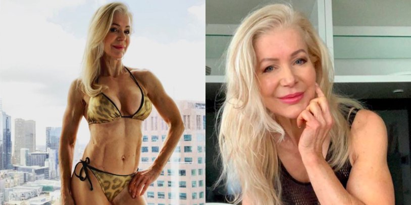 63-year-old Leslie Maxwell in Bikini