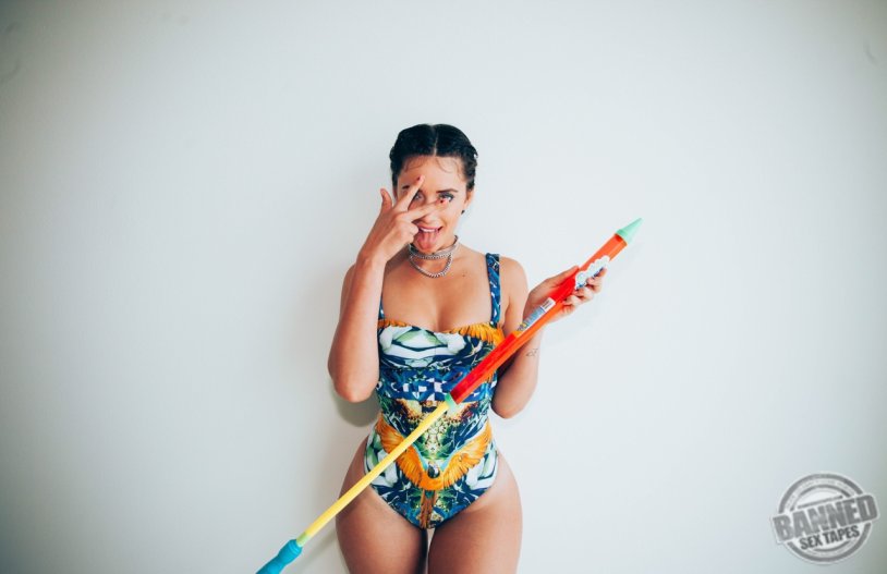 Julianna Moore in his youth in underwear