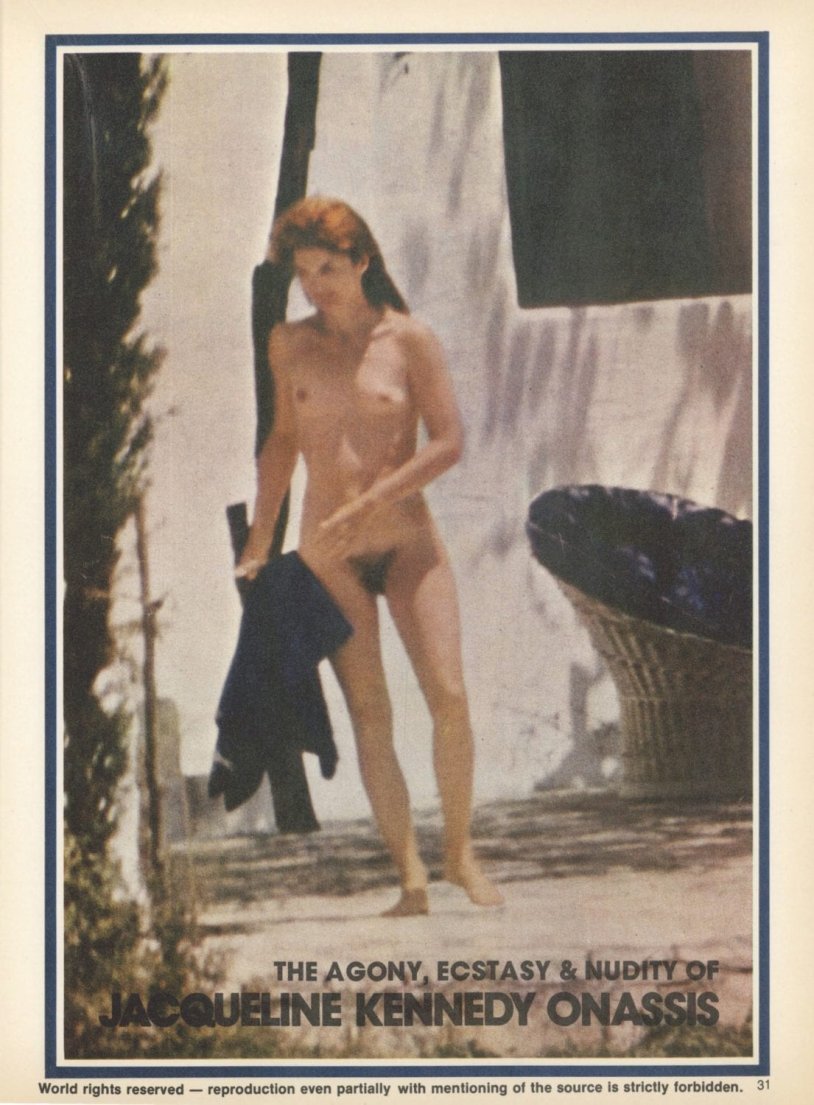 Jackie Kennedy Onassis Hustler