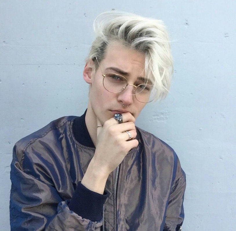 Jonathan Morgenstern with white hair