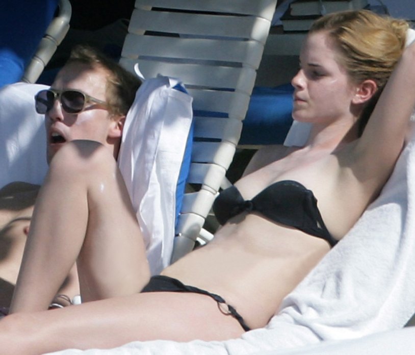 Emma Watson in a swimsuit