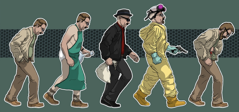 The evolution of Walter White