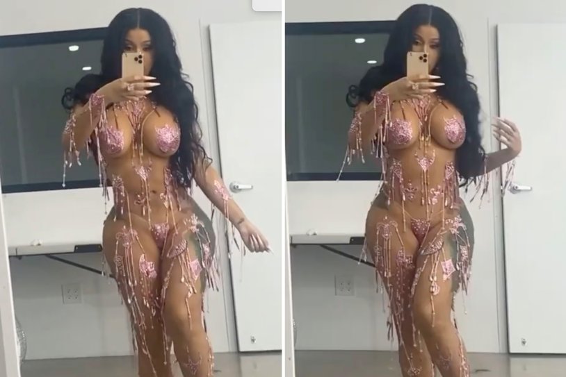 Cardi b stripper naked