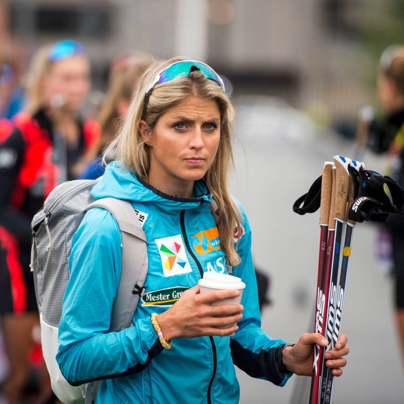 Marit Bjorgen and Teresa Yohaug