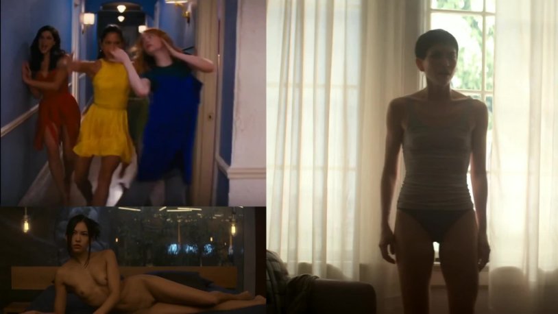 Nude Ambition 3D in the film Who is a girl in a pink wig