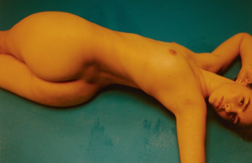 Girls in front of the mirror nude