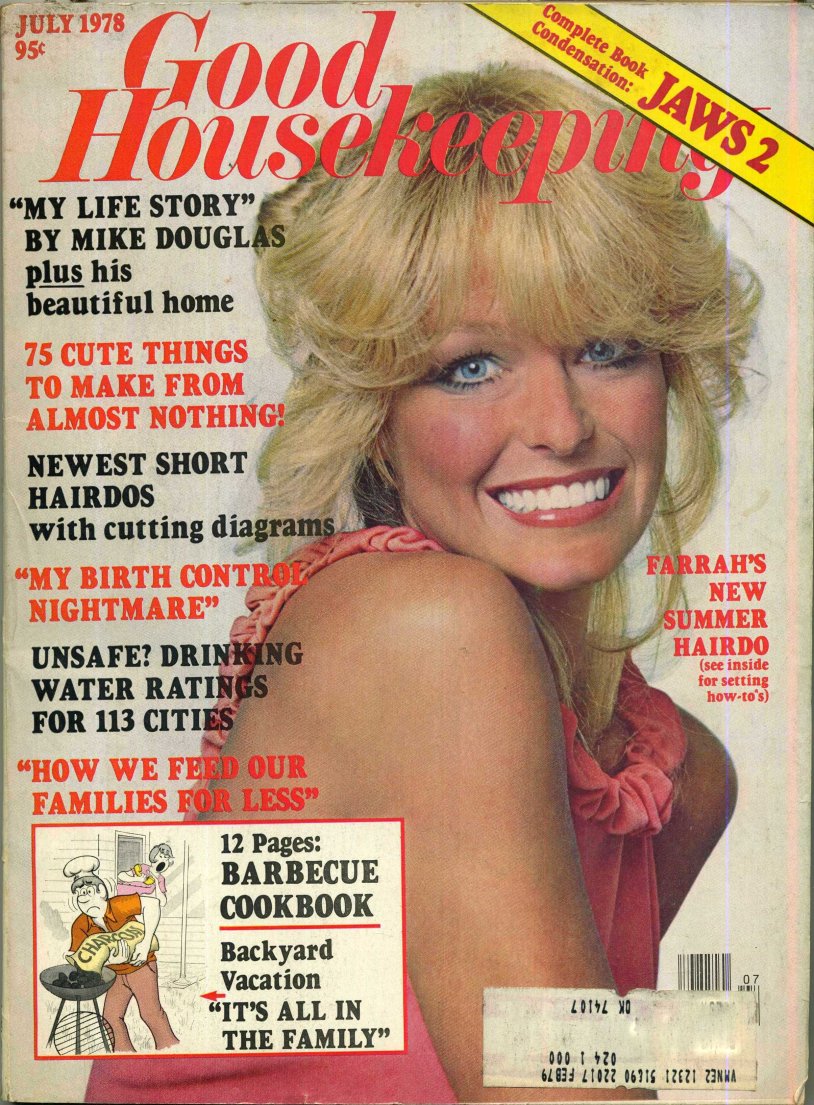 Farra Fosett on the cover of playboy