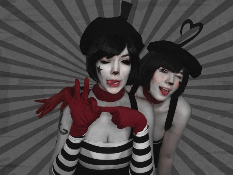 Mime and dash cosplay