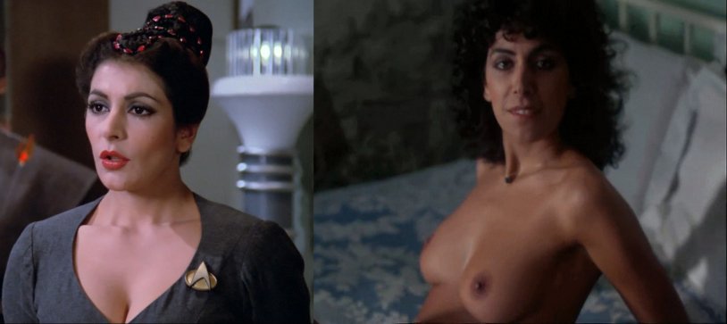 Marina Sirtis in his youth boobs