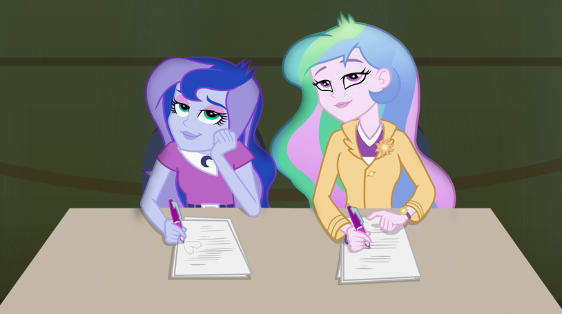 Equestria Gerls Director Luna and Celestia