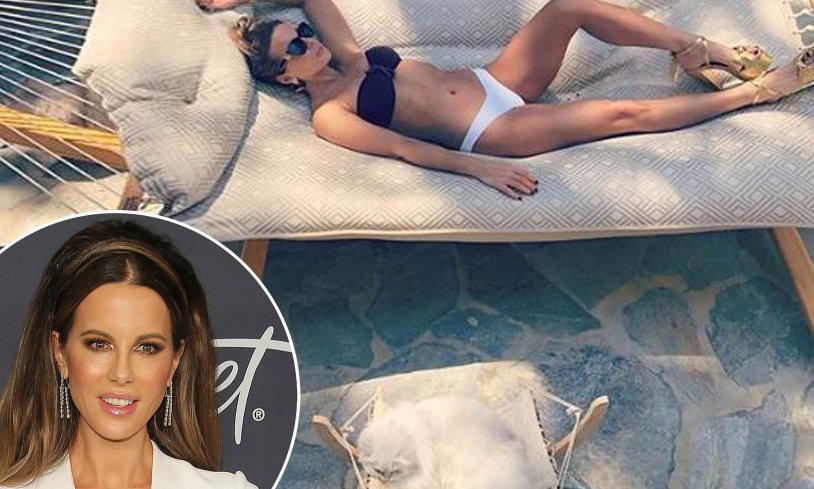 Kate Bekinsale in underwear