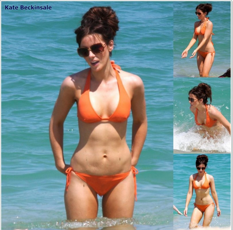 Slender woman 40 years old in a swimsuit